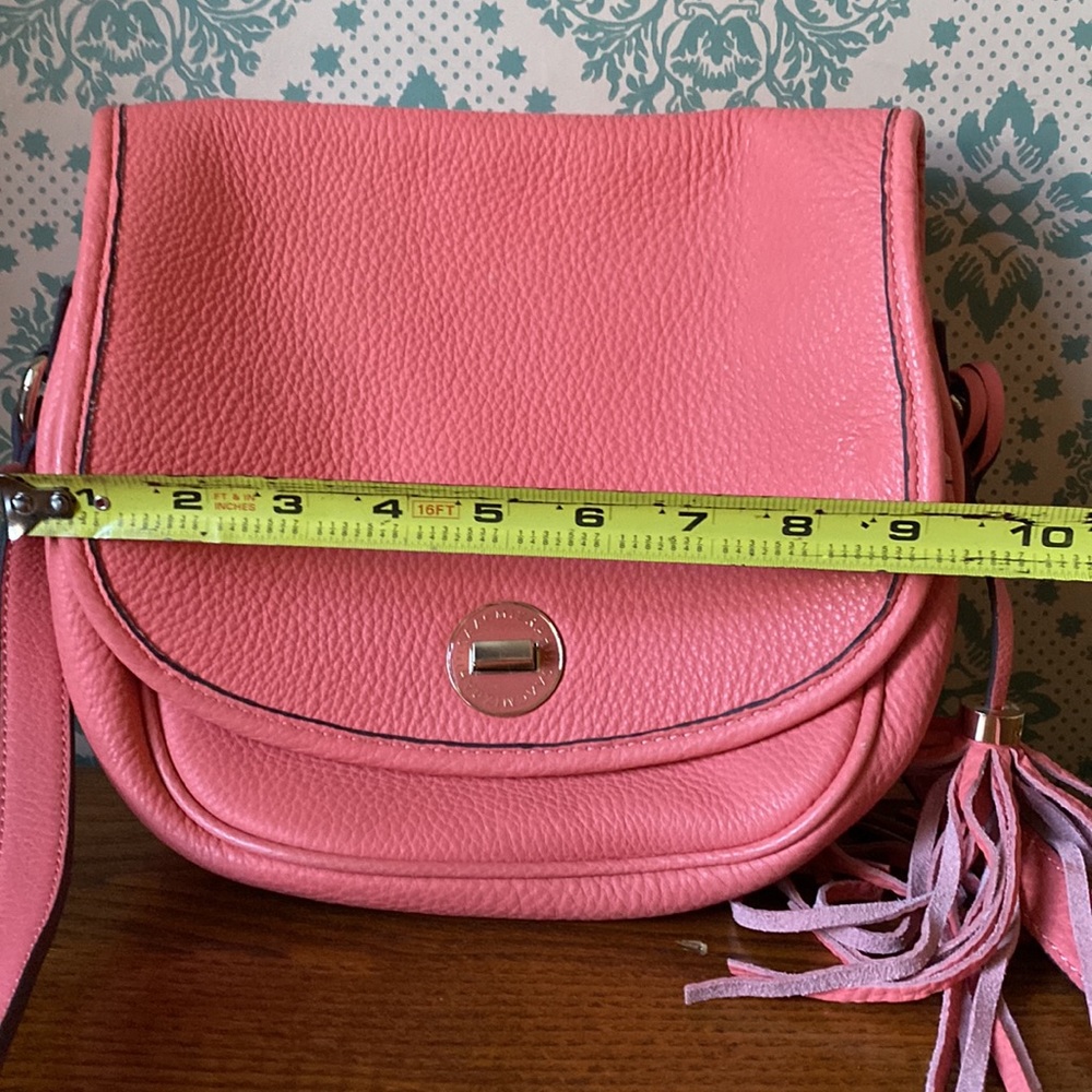 SOLD NWT Isaac Mizrah Crossbody purse. Hot color for Spring. - Picture 13 of 15